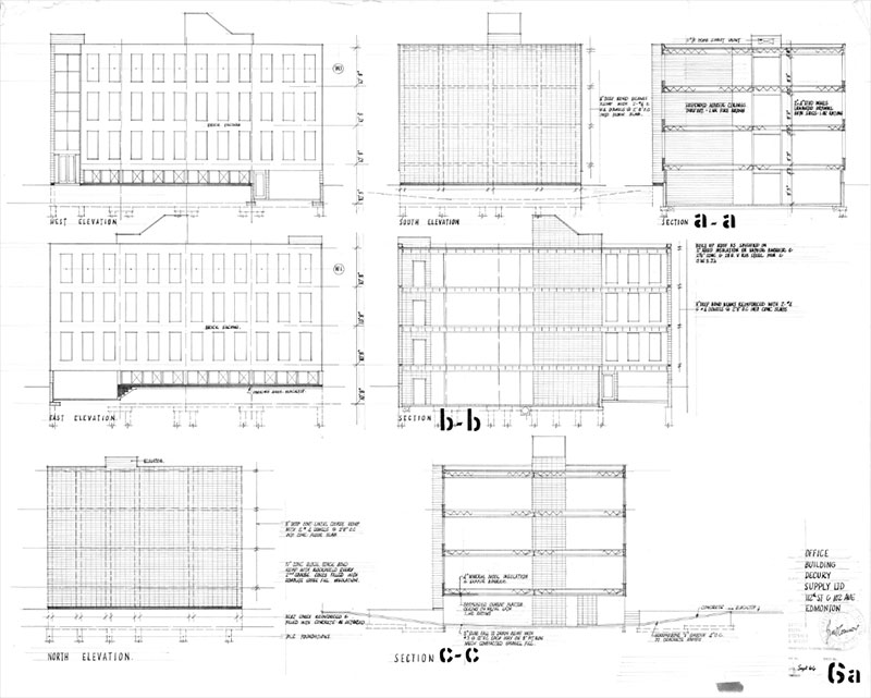 Image of Harcourt House Building Drawing 6a